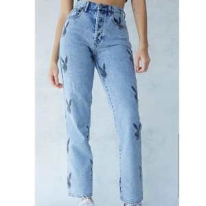 Playboy By PacSun Eco Bunny Dad Jeans